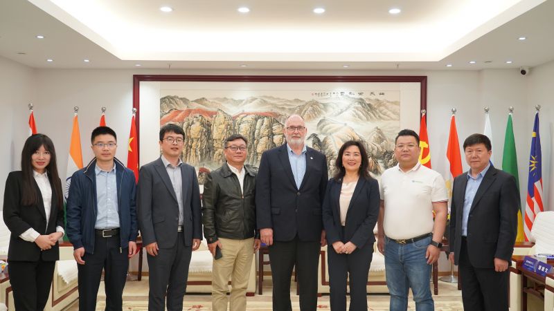 熱烈歡迎 || 美國堪薩斯州代表團一行到訪k8凯发国际环保參觀研討